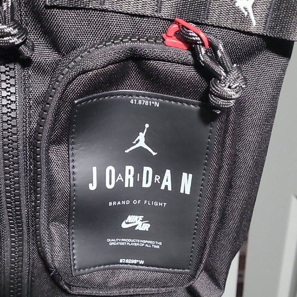 Jordan Black and Red Belt Bag - Picture 2 of 7